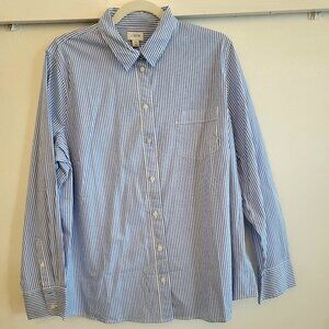 J.Crew Pinstripe Button Down Shirt